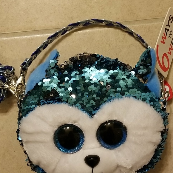 🎄NWT🎄 TY GIRLS SEQUIN CHANGE PURSE - Picture 11 of 15